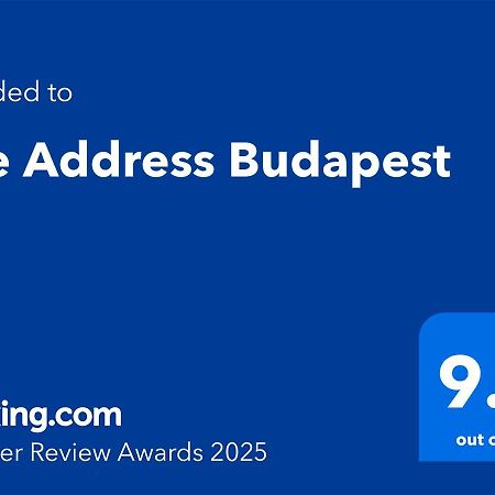 The Address Βουδαπέστη Εξωτερικό φωτογραφία